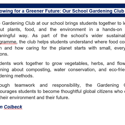 Gardening Club