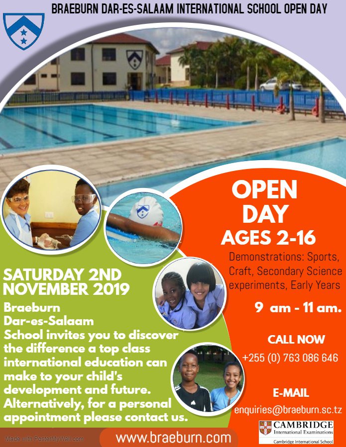 Braeburn Dar es Salaam Open Day